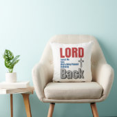 Coussin Conception de t-shirt de foi chrétienne Lord Prote (Chaise)