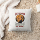 Coussin Conception de T-shirt de Lune de Maison Hantée Hal (Couverture)
