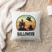 Coussin Conception de T-shirt de maison hantée Halloween S (Couverture)