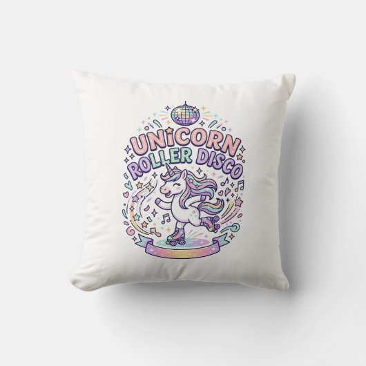 Coussin Conception de T-Shirt Graphique de Roller Disco Li (Recto)