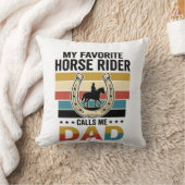Coussin Conception de t-shirt Mon cavalier de cheval préfé (Couverture)