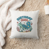 Coussin Conception de t-shirt pour les 8 ans de la fille d (Couverture)