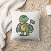 Coussin Conception de t-shirt vectoriel de dinosaure de fi (Couverture)