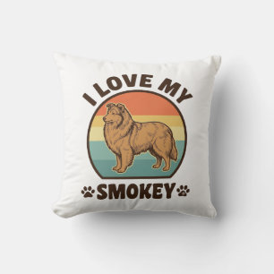 Coussin Conception de T-shirt vintage coucher de soleil Sm