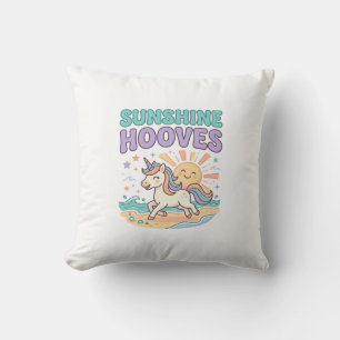 Coussin Conception de tee-shirt graphique tendance Sabots 
