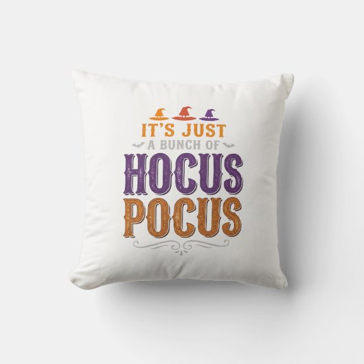 Coussin Conception de typographie Halloween Hocus Pocus vi (Recto)