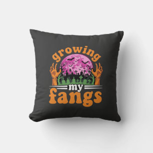 Coussin Conception de vampire Halloween Croissance de mes