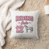 Coussin Conception de vecteur de 12 ans de fête d'annivers (Couverture)