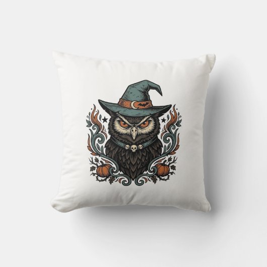 Coussin Conception de vecteur de chapeau de sorcière de hi (Recto)
