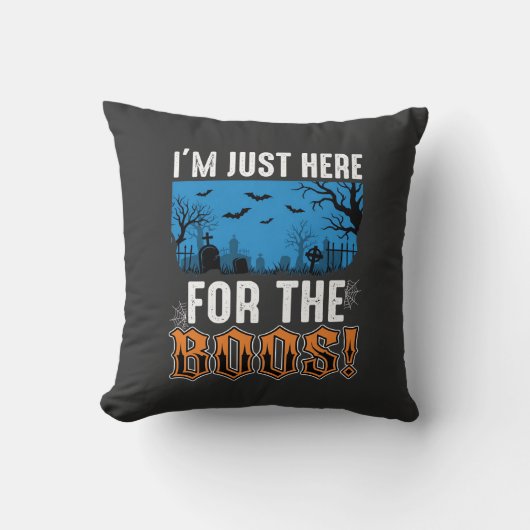 Coussin Conception de vecteur de cimetière de fantômes de  (Recto)