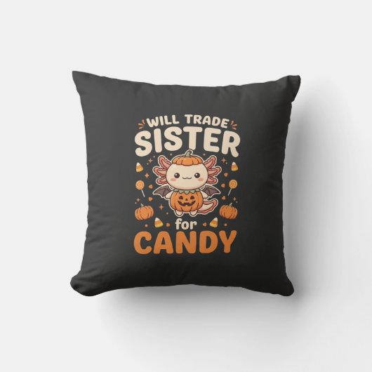 Coussin Conception de vecteur de commerce de bonbons Hallo (Recto)