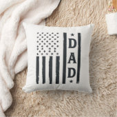 Coussin Conception de vecteur de drapeau américain de papa (Couverture)