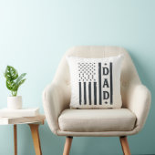 Coussin Conception de vecteur de drapeau américain de papa (Chaise)