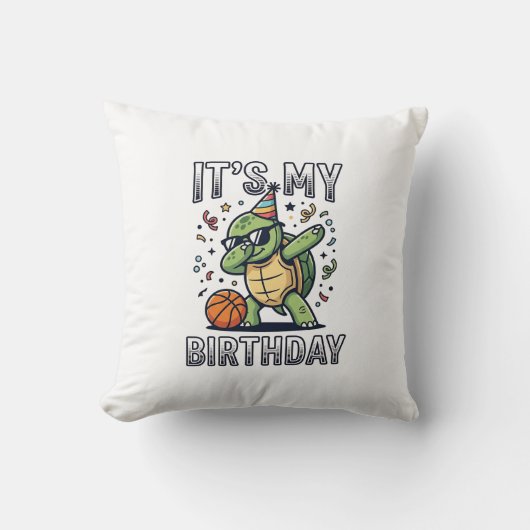 Coussin Conception de vecteur de fête d'anniversaire de ba (Recto)