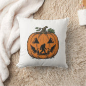 Coussin Conception de vecteur de Halloween de citrouille d (Couverture)