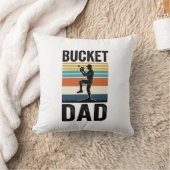 Coussin Conception de vecteur de père de baseball rétro de (Couverture)