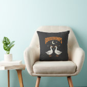 Coussin Conception de vecteur d'oies de sorcière d'Hallowe (Chaise)