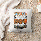Coussin Conception de vecteur effrayant mignon de petit Bo (Couverture)