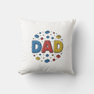 Coussin Conception de vecteur vintage de blocs de construc