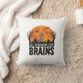 Coussin Conception de vecteur vintage de cerveaux d'enseig (Couverture)