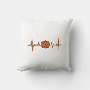 Coussin Conception de vecteur vintage de citrouille de bat