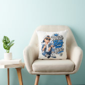 Coussin Conception de vêtements de rue pour garçon de l'an (Chaise)