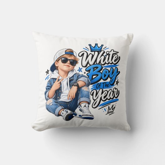 Coussin Conception de vêtements de rue pour garçon de l'an (Recto)
