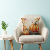 Coussin Conception de Vibes Citrouille Halloween (Chaise)