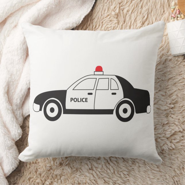 Coussin Conception de voiture de la police de jouets (Couverture)