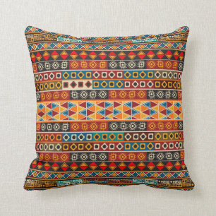 Coussin Conception décorative colorée de motif de motif