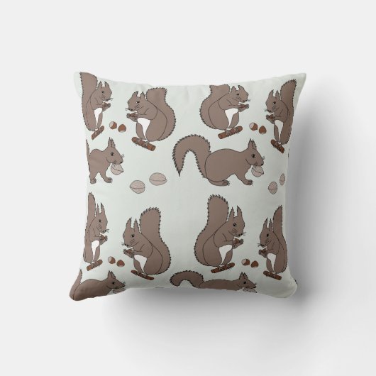 Coussin Conception d'écureuil (Verso)