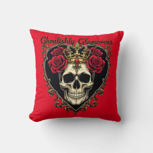 Coussin Conception d'élégance Halloween, Glamour Macabre