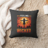 Coussin Conception d'épouvantail d'Halloween qui fait mal_ (Couverture)