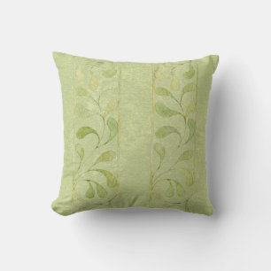 Coussin Conception des frontières Feuilles vertes