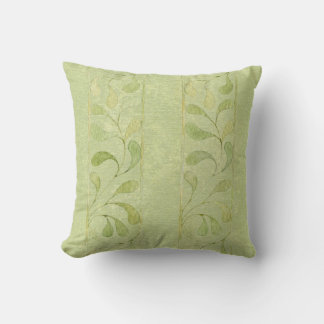 Coussin Conception des frontières Feuilles vertes