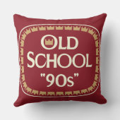 Coussin Conception d'étiquette de malt liquor Old School 9 (Verso)