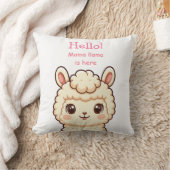 Coussin Conception d'illustration de lama mignon (Couverture)