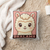 Coussin Conception d'illustration de lama mignon (Couverture)