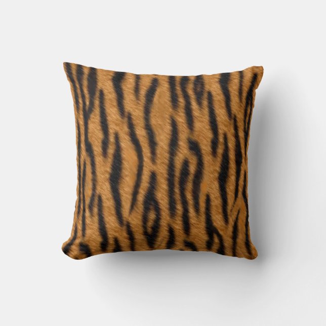 Coussin Conception d'impression de peau de tigre, motif de (Recto)
