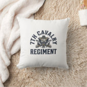 Coussin Conception d'impression de poitrine vintage du 7e (Couverture)