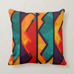 Coussin Conception d'impression Motif africaine multicolor