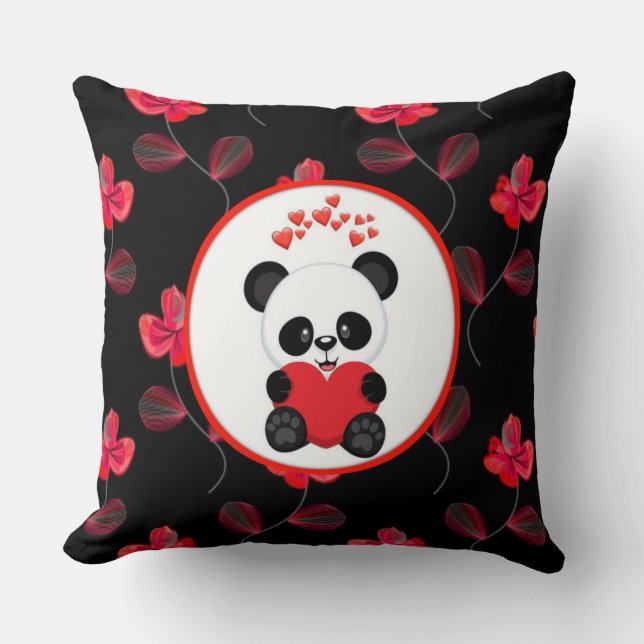 Coussin Conception d'oreiller beauty panda (Recto)