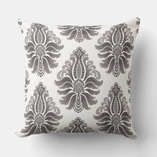 Coussin Conception d'oreiller de couleur blanche  (Recto)