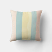 Coussin Conception d'oreiller rayé pastel (Verso)