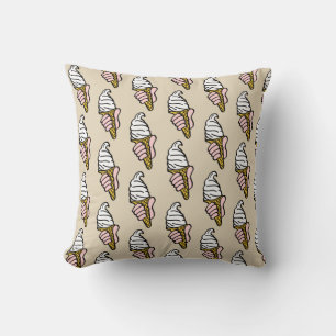 Coussin Conception du cône de crème glacée