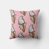 Coussin Conception du cône de crème glacée (Verso)