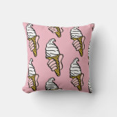 Coussin Conception du cône de crème glacée (Recto)