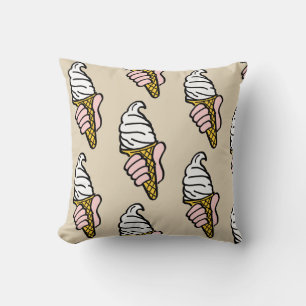 Coussin Conception du cône de crème glacée