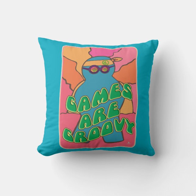Coussin Conception du jeu de la carte Cool de Gamer Super  (Recto)