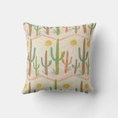 Coussin Conception du paysage de Cactus occidental (Verso)